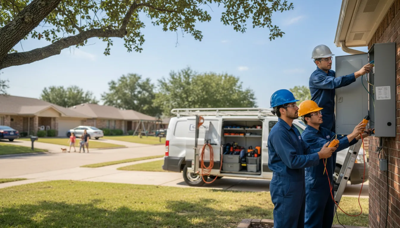 Certified electrician providing emergency electrical services in Bailey, NC